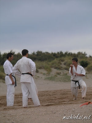 Une journée de stage KARATE SHOTOKAÏ à SERIGNAN-PLAGE (2007)