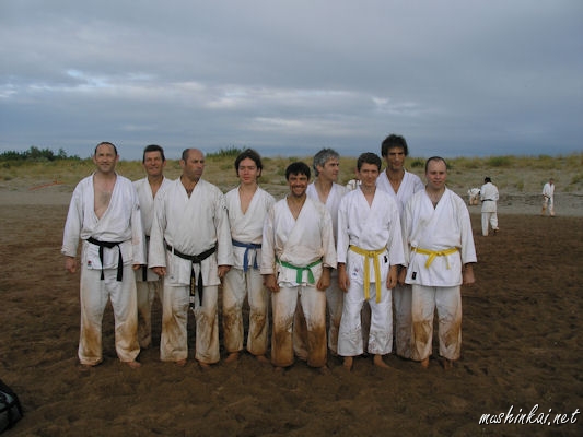 Une journée de stage KARATE SHOTOKAÏ à SERIGNAN-PLAGE (2007)