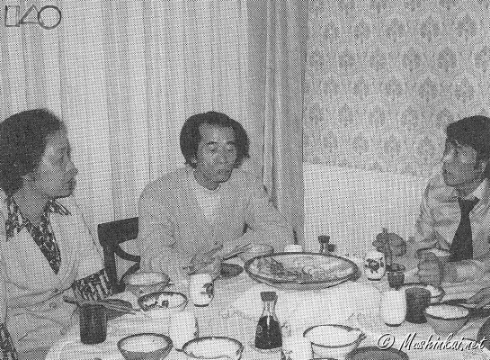Repas des époux Egami à Boulogne-Billancourt, chez Maître  Murakami
