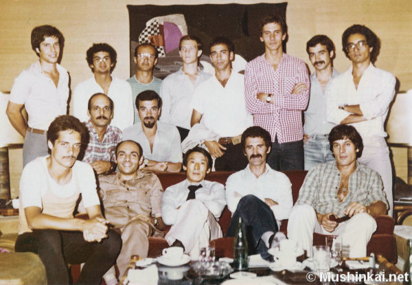 Août 1978, réunion de professeurs à l’Hotel Don Carlos